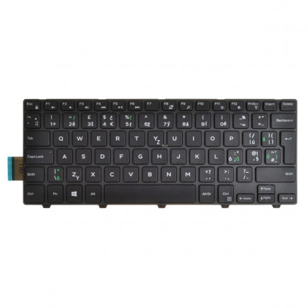 Dell Vostro 14 (5459) tastatură pentru notebook-ul CZ/SK culoarea Negru, fără iluminare din spate