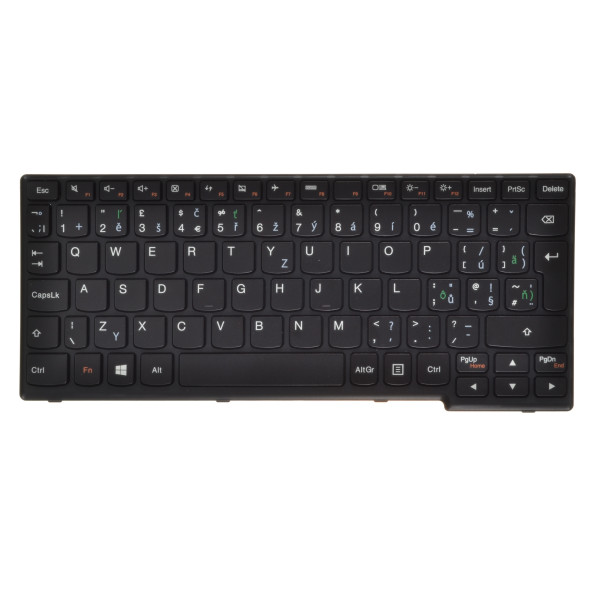 Kompatibilní Lenovo IdeaPad Yoga 11 tastatură pentru notebook-ul CZ/SK culoarea Negru, fără iluminare din spate