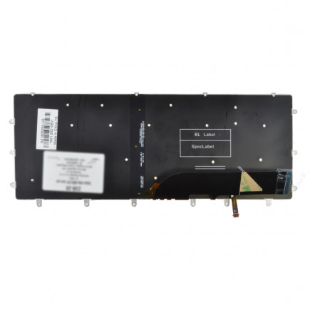 Dell Inspiron 15 7568 tastatură pentru notebook, fără ramă, negru  CZ/SK, cu iluminare din spate