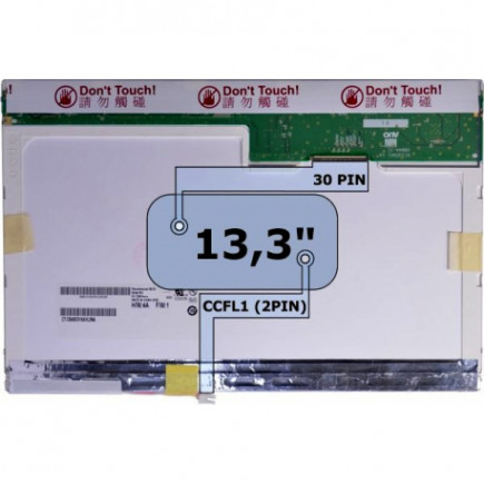 Display-ul notebook-ului Apple MacBook 13 MODEL A1185 13,3“ 30pin CCFL - Lucios