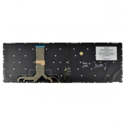 LENOVO LEGION Y7000-2019 tastatură pentru notebook, fără ramă, negru CZ/SK, cu iluminare din spate