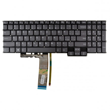 Lenovo IdeaPad 5 Pro-16IHU6 tastatură pentru notebook, fără ramă, negru CZ/SK, cu iluminare din spate