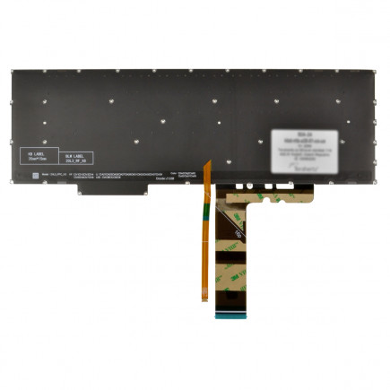 Lenovo IdeaPad 5 Pro-16IHU6 tastatură pentru notebook, fără ramă, negru CZ/SK, cu iluminare din spate