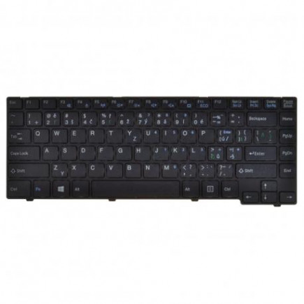 Fujitsu Siemens LIFEBOOK UH572 tastatură pentru notebook-ul CZ/SK culoarea Negru, fără iluminare din spate