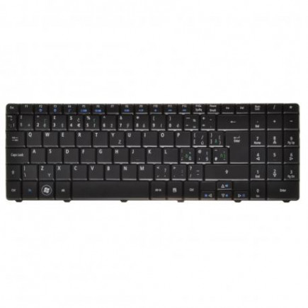 Acer eMachines E627 tastatură pentru notebook-ul CZ/SK culoarea Negru, fără iluminare din spate