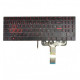 Lenovo IdeaPad Y520-15IKBM tastatură pentru notebook, fără ramă, negru CZ/SK, cu iluminare din spate
