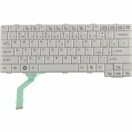 Fujitsu Siemens LIFEBOOK p771a tastatură pentru notebook-ul CZ/SK culoarea Alb, fără lumină de fundal