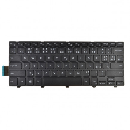 Dell Latitude 3470 tastatură pentru notebook-ul CZ/SK Culoarea negru , Fără iluminare din spate