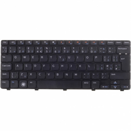 Dell Inspiron M101Z tastatură pentru notebook-ul CZ/SK Culoarea negru , Fără iluminare din spate