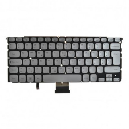 Dell XPS 14z tastatură pentru notebook, fără ramă, argintiu CZ/SK, cu iluminare din spate