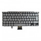 Dell XPS L512 tastatură pentru notebook, fără ramă, argintiu CZ/SK, cu iluminare din spate