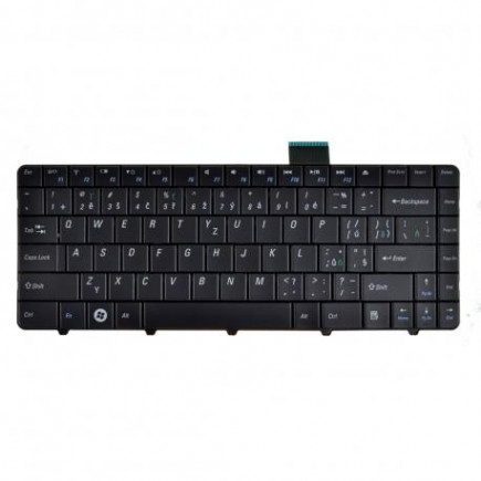 Dell Inspiron 11 tastatură pentru notebook-ul CZ/SK Culoarea negru , Fără iluminare din spate