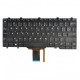 Dell Latitude E5270 tastatură pentru notebook, fără ramă, negru CZ/SK, cu iluminare din spate