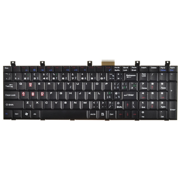MSI GX700 tastatură pentru notebook-ul CZ/SK Culoarea negru , Fără iluminare din spate