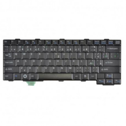 Fujitsu Siemens LIFEBOOK p701 tastatură pentru notebook-ul CZ/SK Culoarea negru , Fără iluminare din spate