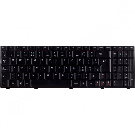 Lenovo IdeaPad U550 tastatură pentru notebook-ul CZ/SK Culoarea negru , Fără iluminare din spate