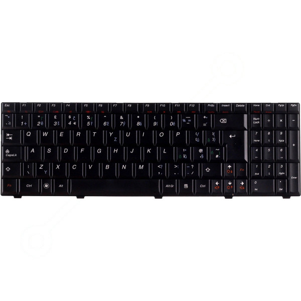 Lenovo IdeaPad U550 tastatură pentru notebook-ul CZ/SK Culoarea negru , Fără iluminare din spate