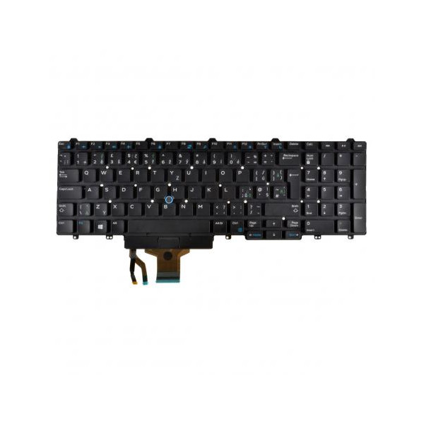 Dell Latitude E5570 tastatura cehă fără ramă de culoare neagră pentru laptopuri
