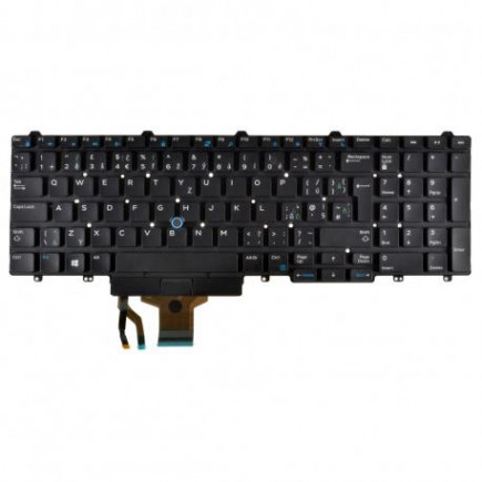 Dell Latitude E5580 tastatura cehă fără ramă de culoare neagră pentru laptopuri
