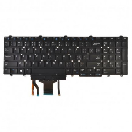 Dell Latitude 5590 tastatură pentru notebook, fără ramă, negru CZ/SK, cu iluminare din spate