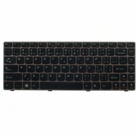 Lenovo V470 tastatură pentru notebook-ul CZ/SK culoarea Gri, Fără iluminare din spate