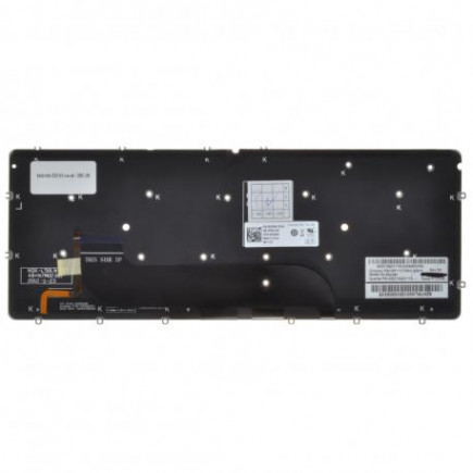 Dell Studio XPS 13 L322X tastatură pentru notebook, fără ramă, negru CZ/SK, cu iluminare din spate