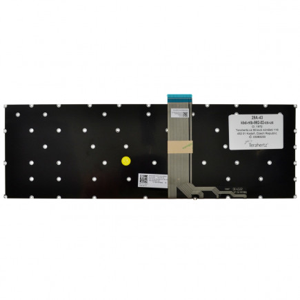 Lenovo Yoga 7-15IIL05 SLIM tastatura cehă fără ramă de culoare gri pentru laptopuri