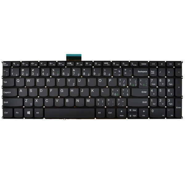 Lenovo Yoga 7-15IMH05 SLIM tastatura cehă fără ramă de culoare gri pentru laptopuri
