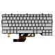 Dell AlienWare M15 R4 tastatură pentru notebook, fără ramă, alb CZ/SK, cu iluminare din spate