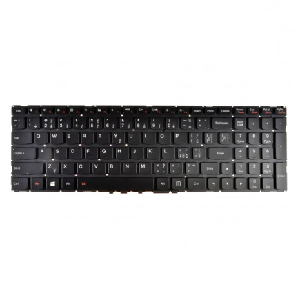 Lenovo IdeaPad 700-17ISK tastatură pentru notebook, fără ramă, alb CZ/SK, cu iluminare din spate