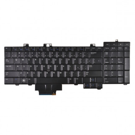 Dell Precision M6500 tastatură pentru notebook-ul CZ/SK culoarea Negru / Alb / Argintiu