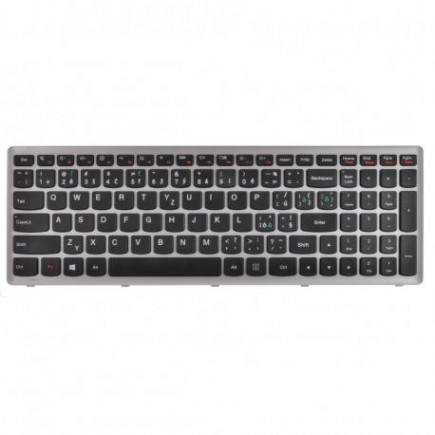 Lenovo IdeaPad U510-IFI tastatură pentru notebook-ul CZ/SK culoarea Argint, fără iluminare din spate