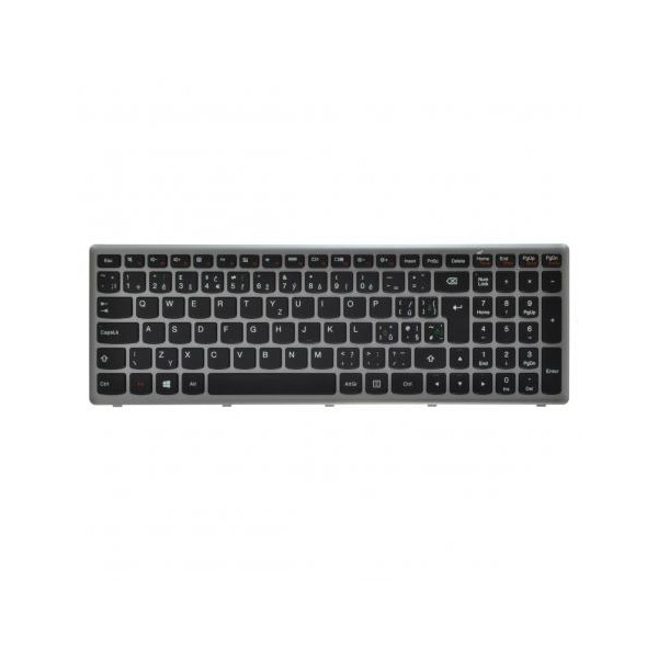 Lenovo IdeaPad U510-IFI tastatură pentru notebook-ul CZ/SK culoarea Argint, fără iluminare din spate