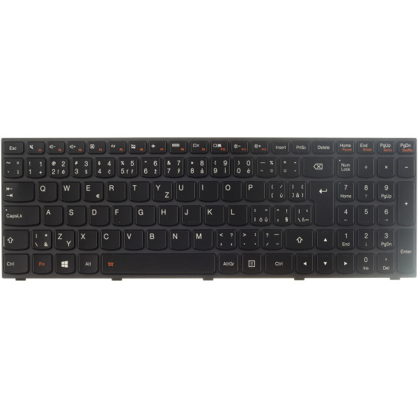 Lenovo Flex 2-15D tastatură pentru notebook-ul CZ/SK culoarea Negru / Alb / Argintiu