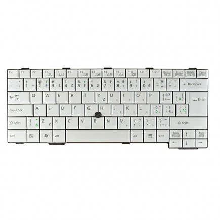 Fujitsu Siemens LIFEBOOK S781 tastatură pentru notebook-ul CZ/SK culoarea Alb, fără lumină de fundal