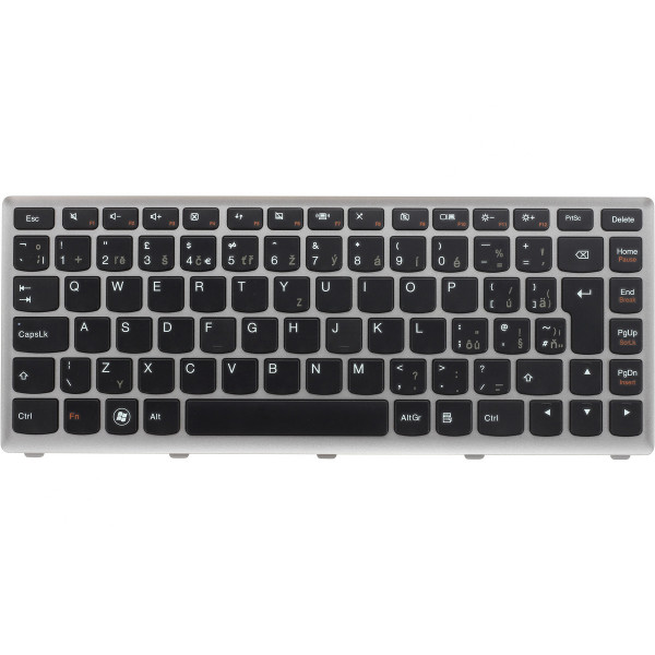 Lenovo IdeaPad U410 tastatură pentru notebook-ul CZ/SK Culoarea negru , Fără iluminare din spate