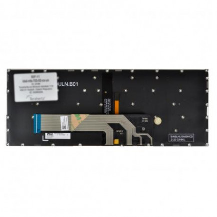Lenovo IdeaPad 530S-14IKB tastatură pentru notebook, fără ramă, negru CZ/SK, cu iluminare din spate