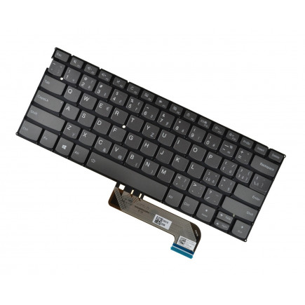 Lenovo Yoga S730-13I tastatură pentru notebook, fără ramă, gri CZ/SK, cu iluminare din spate