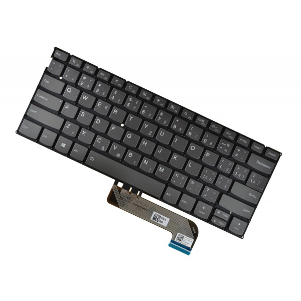 Lenovo Yoga S730-13IWL tastatură pentru notebook, fără ramă, gri CZ/SK, cu iluminare din spate
