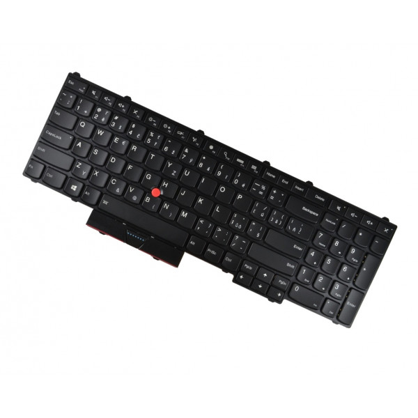 Lenovo ThinkPad P51 tastatură pentru notebook-ul CZ/SK Culoarea negru , Fără iluminare din spate