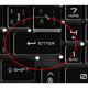 MSI GL76 11UEK tastatură pentru notebook, fără ramă, negru CZ/SK, cu iluminare din spate