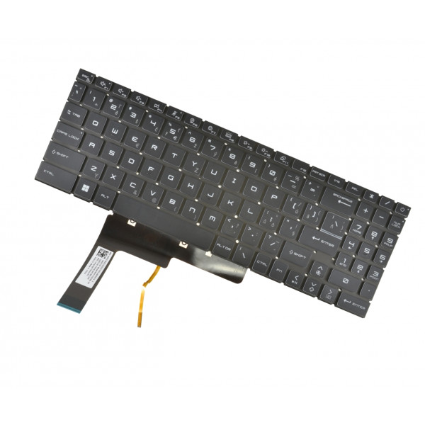 MSI ALPHA 17 B5EEK-029CZ tastatură pentru notebook, fără ramă, negru CZ/SK, cu iluminare din spate