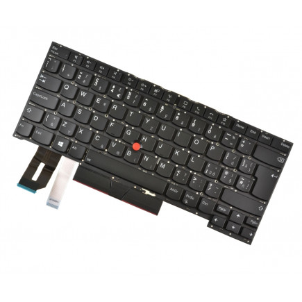 Lenovo ThinkPad T14S tastatură pentru notebook, fără ramă, negru CZ/SK, cu iluminare din spate
