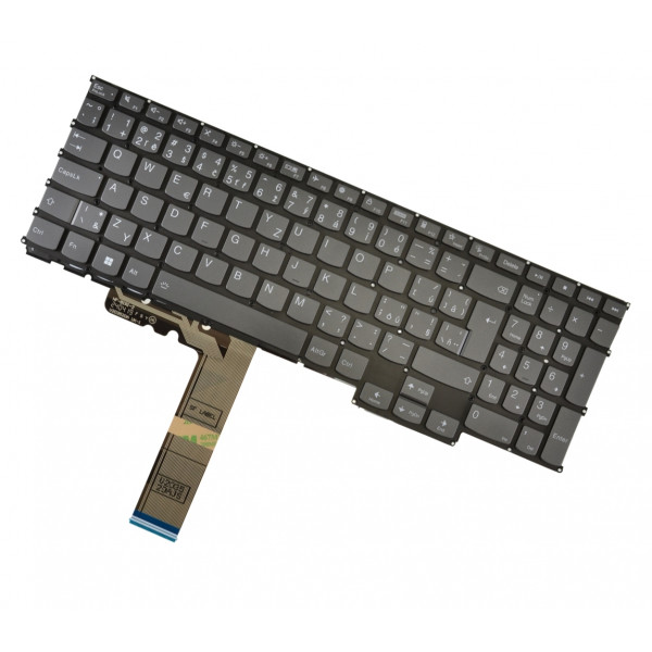Lenovo IdeaPad 5 Pro-16IHU6 tastatură pentru notebook, fără ramă, negru CZ/SK, cu iluminare din spate