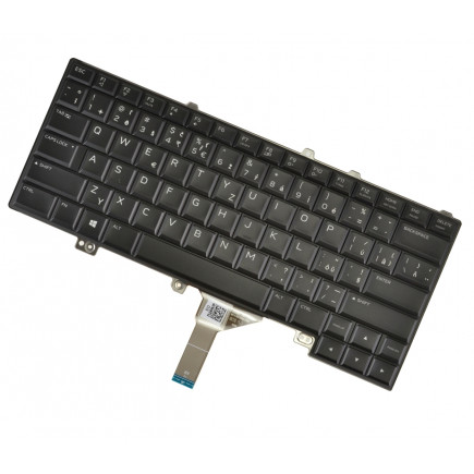 Dell AlienWare 15 R4 tastatură pentru notebook-ul CZ/SK culoarea Negru / Alb / Argintiu