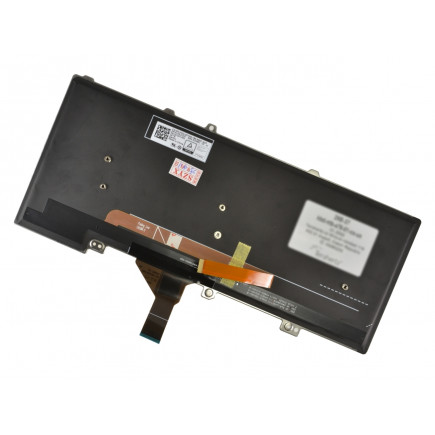 Dell AlienWare 15 R3 tastatură pentru notebook-ul CZ/SK culoarea Negru / Alb / Argintiu