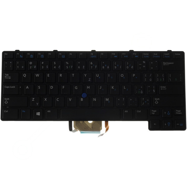 Dell Latitude E6430u tastatură pentru notebook-ul CZ/SK culoarea Negru, fără iluminare din spate