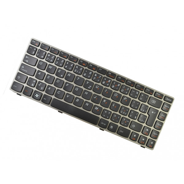 Kompatibilní Lenovo V-116920BK1-CS tastatură pentru notebook-ul CZ/SK culoarea Argintiu, fără iluminare din spate