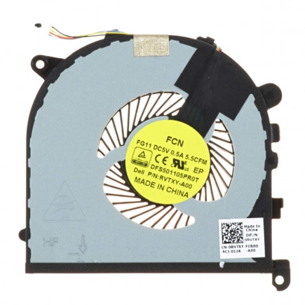 Ventilator Răcitor pentru notebook Kompatibilní 0RVTXY