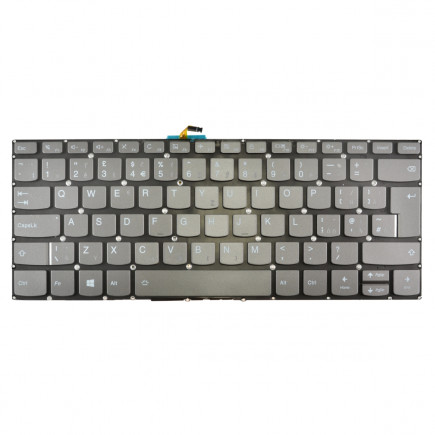Lenovo V330-14ISK tastatură pentru notebook, fără ramă, gri CZ/SK, cu iluminare din spate
